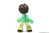Golf Club Walker GID Funko Walking Dead Mystery Minis Series 3 Back