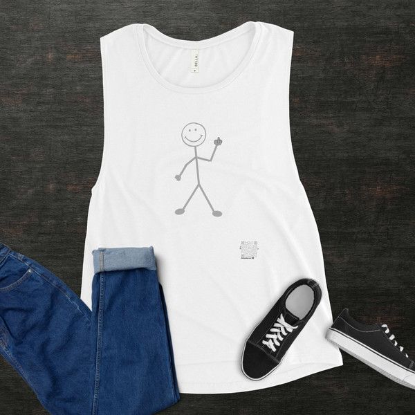 Flip Off Ladies’ Muscle Tank
