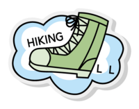 Junior Level Wilderness Challenge Pin- Hiking