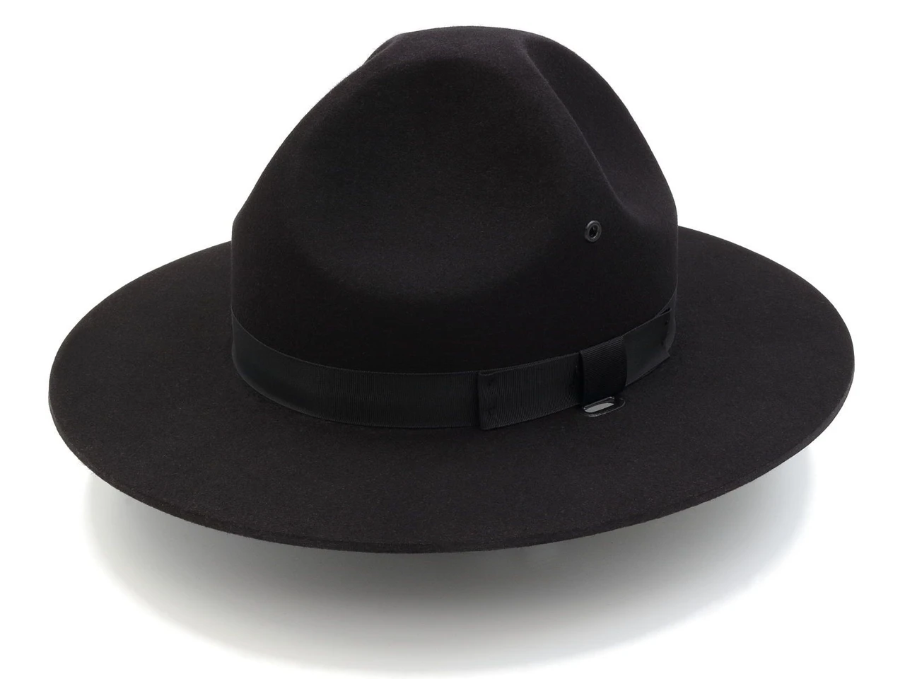 Stratton Uniform Cavalry Hat Western Fedora Riding Equestrian Black USA Made Stetson Cavalry Hat | Official Cavalry Stetson (Made in USA  main image 2