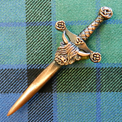 Highland Cow Kilt Pin Higgins,