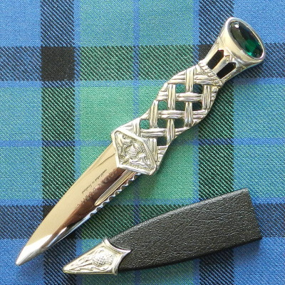Emerald Stone Sgian Dubh Higgins,