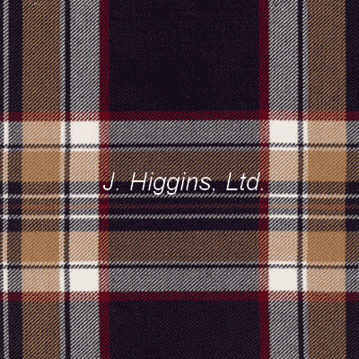 Poly/Viscous tartan by the yard (Stewart Navy)