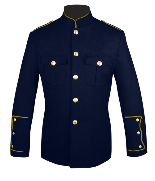 Navy Honor Guard Jacket w/ Gold Trim