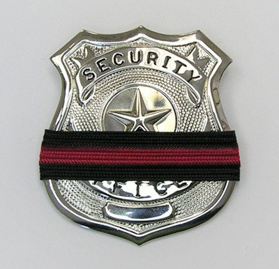 Black and Red Mourning Band