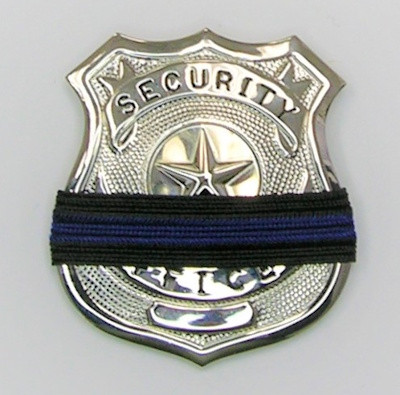 Black and Blue Mourning Band