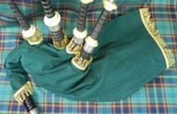 Corduroy Bagpipe Bag Cover w/ Fringe