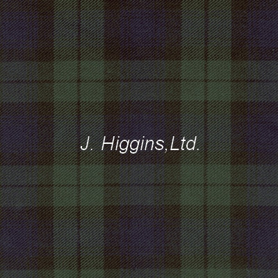 Poly/Viscous tartan by the yard (Black Watch Mod)