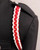 White and Red Shoulder Cords