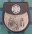 Sporran with chrome Maltese cross and plain flap