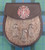 Sporran with red cross and embossed flap