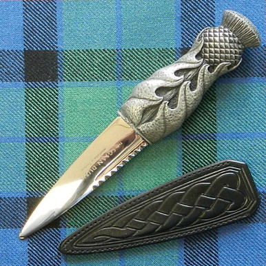 Silver Thistle Sgian Dubh | J. Higgins, Ltd.