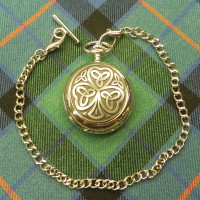 Pocket Watch Shamrock