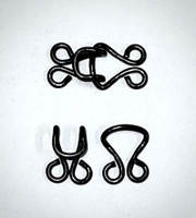 hook & eye attachment for high collar jackets