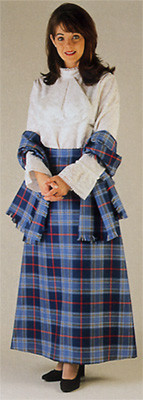 Ladies Pleated Skirt (Custom) Hips 46" and Below