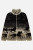 PRINTED SHERPA FLEECE ZIP