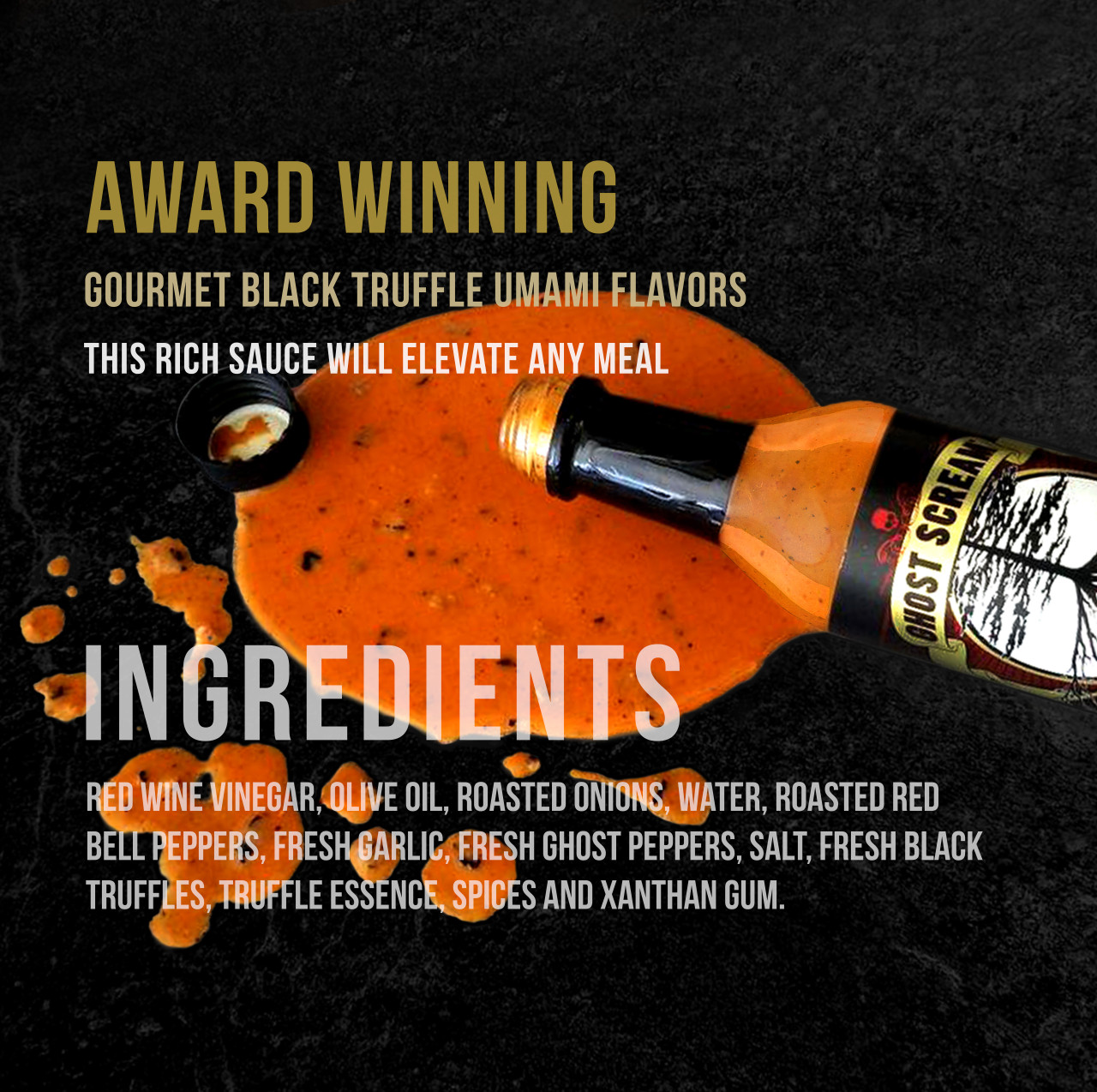 Truffle Hot Sauce Black Truffle Sauce Gourmet Hot Sauce