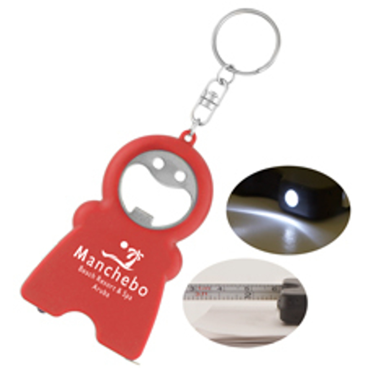 Measuring Tape Keychain With Level - SG678 - IdeaStage Promotional Products