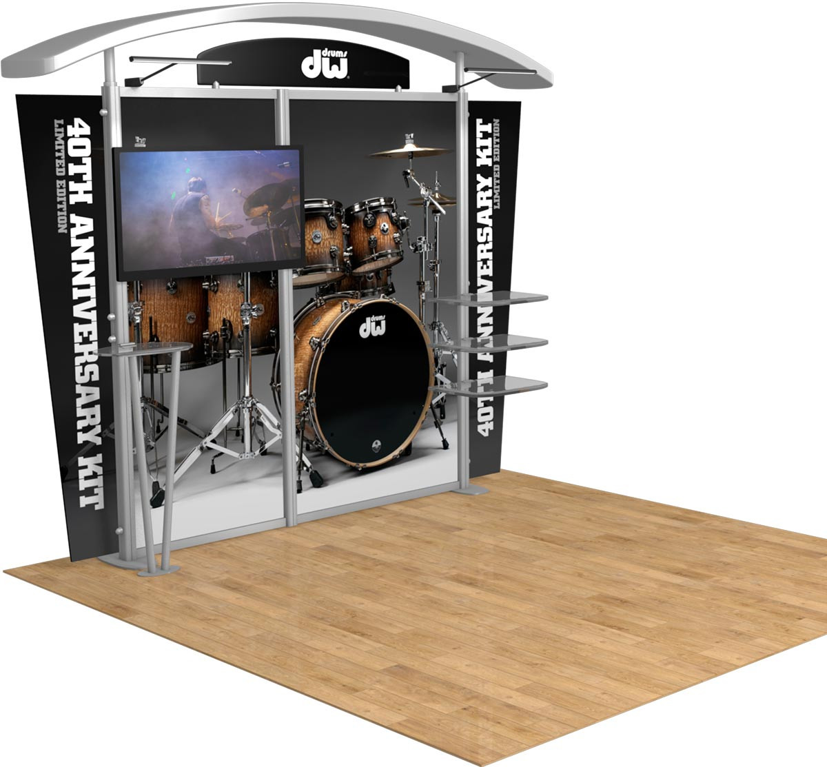 Ridgeline 10ft Hybrid Pro Media Booth