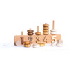 Wooden Number Stacking Pull Toy