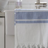 Double Faced Turkish Towel - Blue Stripe