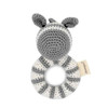 Zebra Baby Rattle - Organic