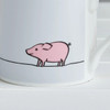 Fine Bone China Mug - Pig