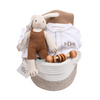 Monogrammed Baby Gift Basket