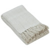 Herringbone Throw Blanket - Stone