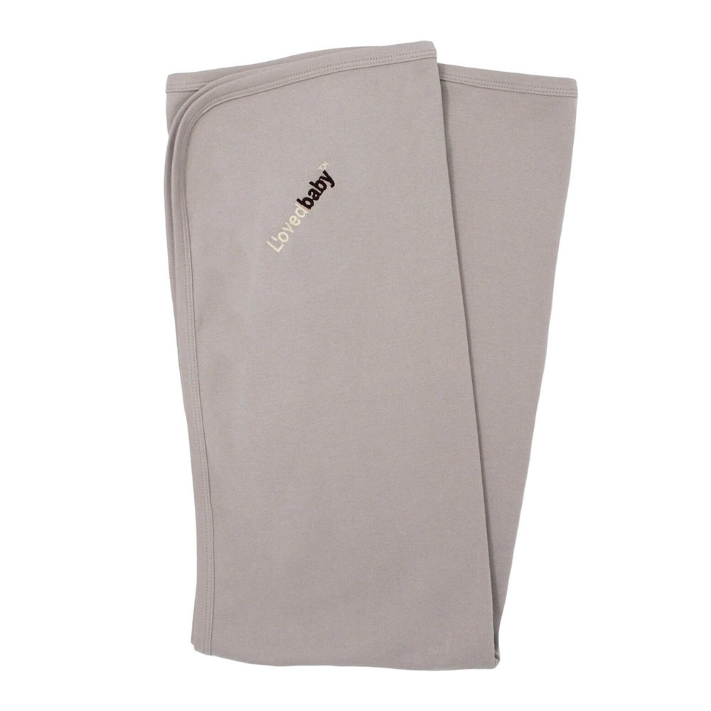 Organic Baby Blankets - Solid Grey