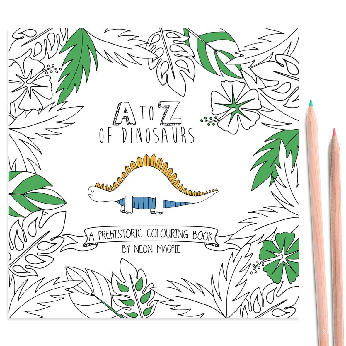 A-Z of Dinosaurs Coloring Book