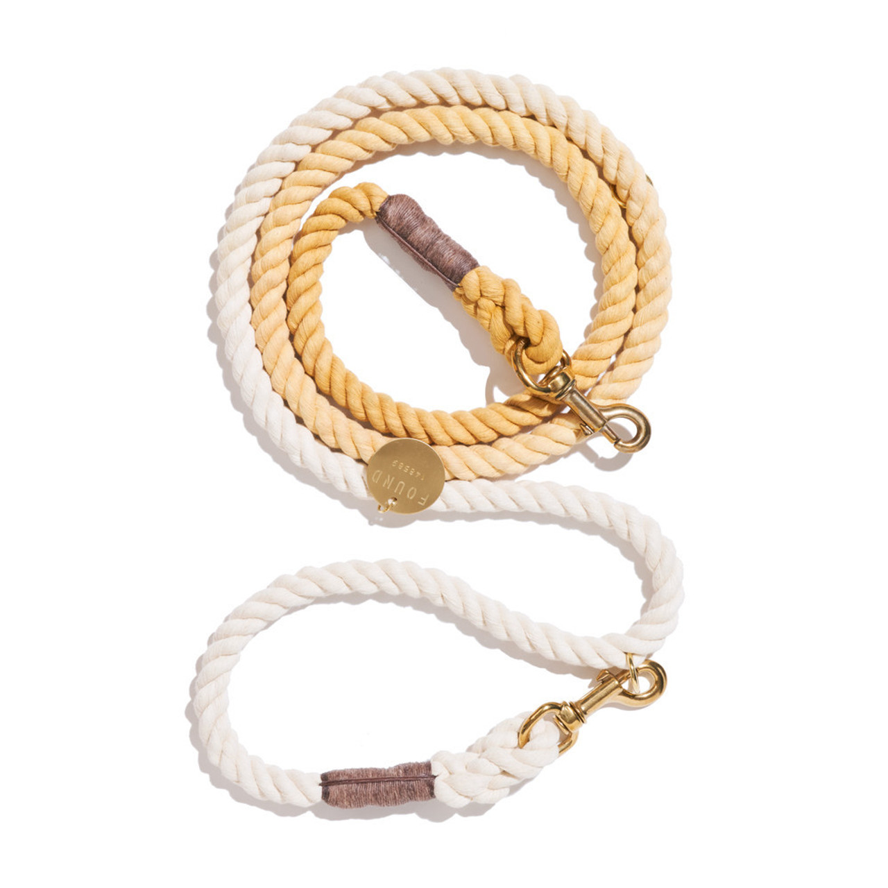 Rope Dog Leash - Adjustable - Butterscotch
