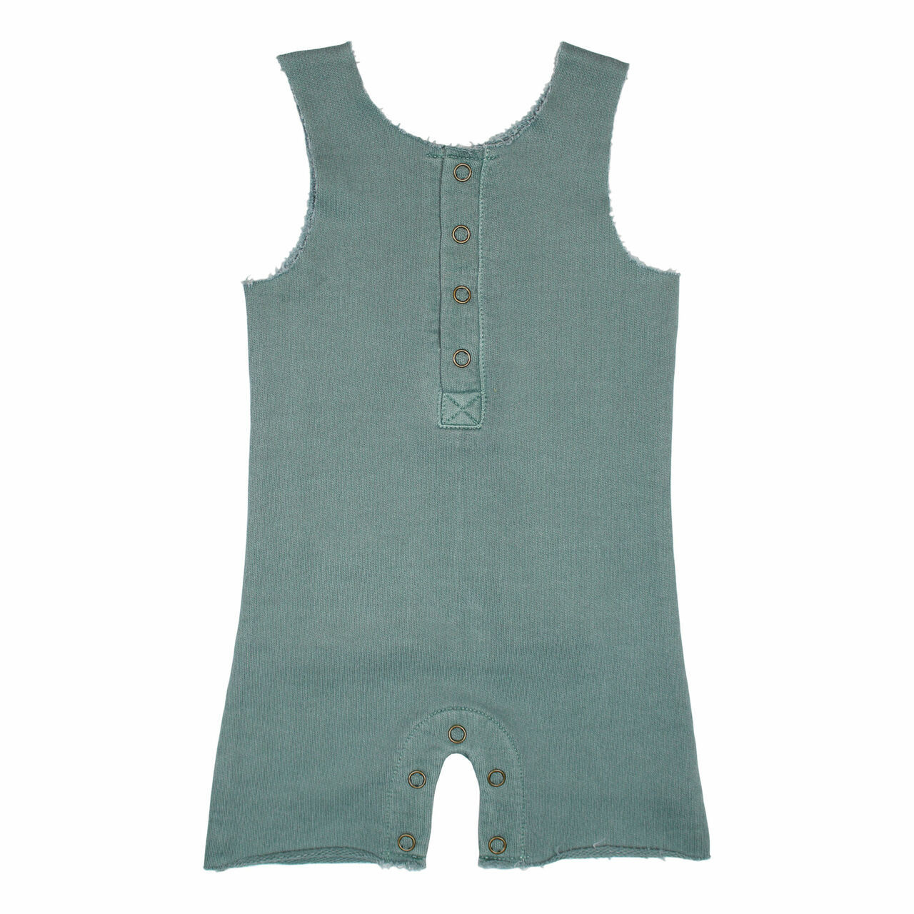 Organic French Terry Romper - Jade, 3-6m