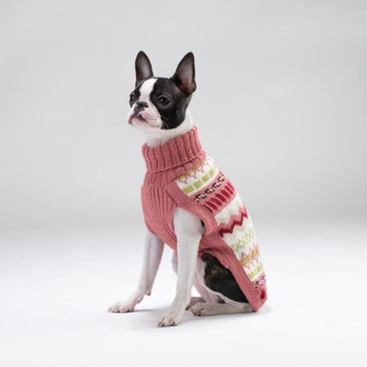 Alpaca Wool Dog Sweater - Iceberg Pink