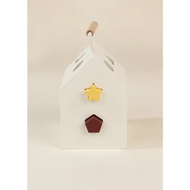 Wooden Shapes Sorting House