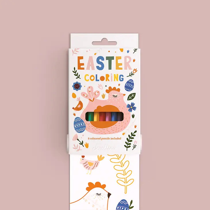 Easter Coloring Book - Continuous Scroll