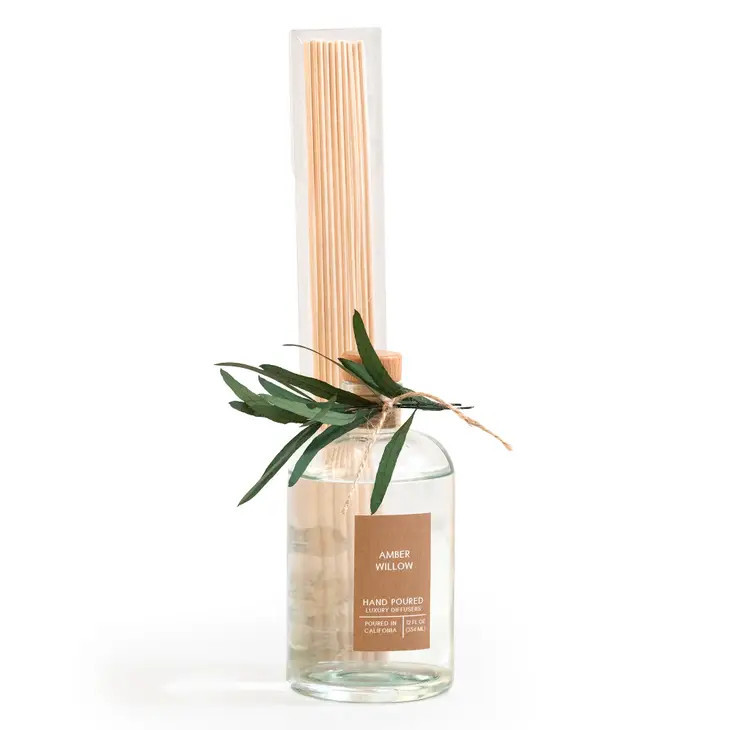 Botanical Tie Reed Diffuser - Amber Willow