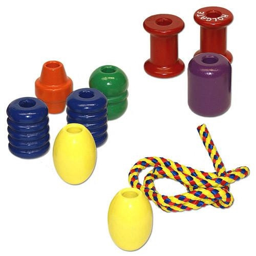 Holgate Toys Wooden Lacing Beads - Made in the USA