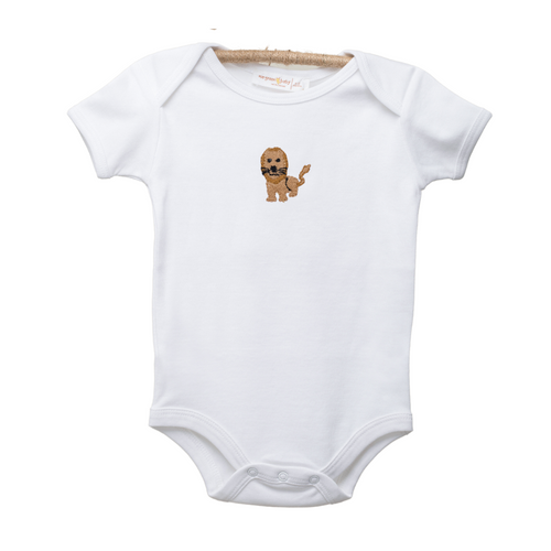 Organic Lion Onesie - 6-12 Months