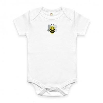 Organic Bee Onesie - 0-3 Months