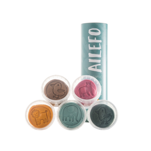 Organic Modeling Clay - Small Tube of 5 Colors