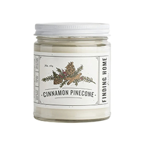 Holiday Candle Made in the USA - Cinnamon Pinecone