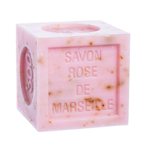 Handmade Soap with Crushed Flowers - Rose