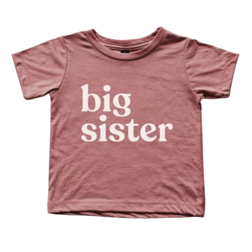 Big Sister T-Shirt - Mauve, 4T