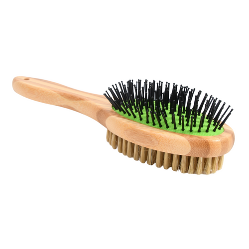 Dual Bamboo Grooming Brush