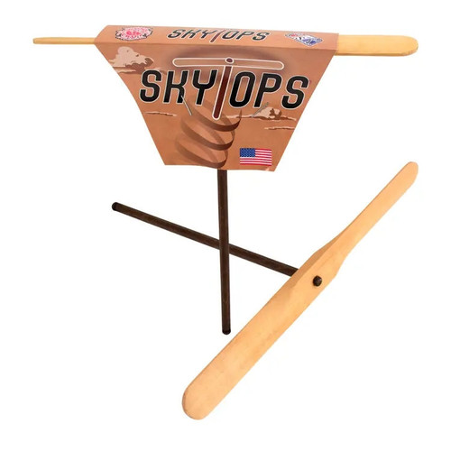 Whirly Bird Toy - Wooden Propeller Made in USA