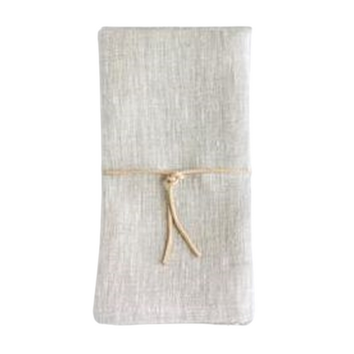 Heirloom Linen Napkins - Oatmeal - Set of 4