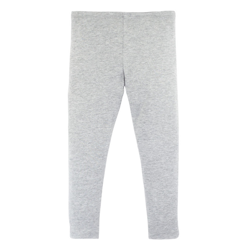 Organic Baby Leggings - Grey Pants - 0-3 months