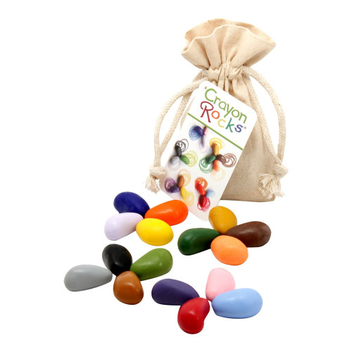 Crayon Rocks - 16 Colors in Muslin Bag