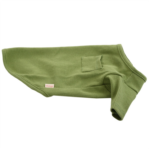 Organic Dog Clothes - Green T-Shirt - Large (14